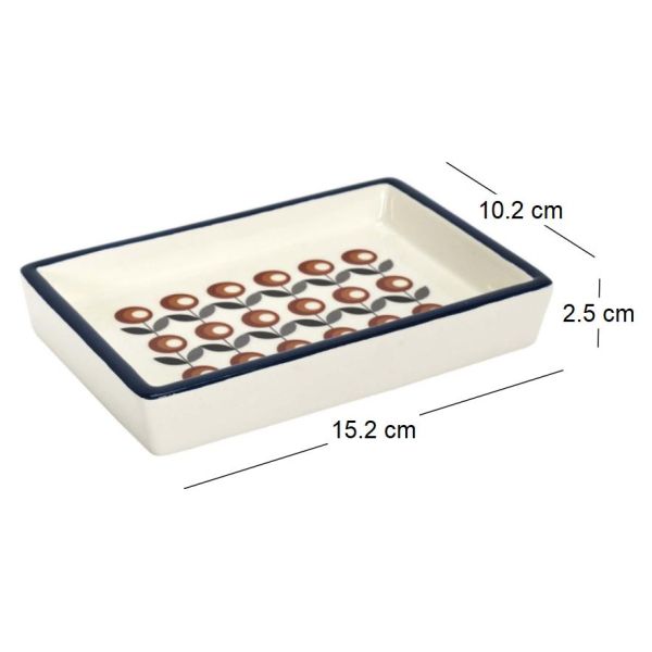 Vide poche en dolomite vintage 15 x 10 x 2.5 cm - 5