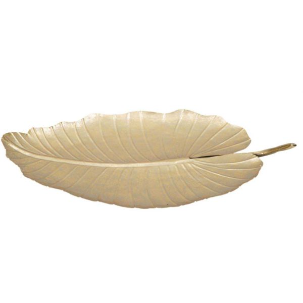 Vide-poche en métal feuille Glam - 23,90