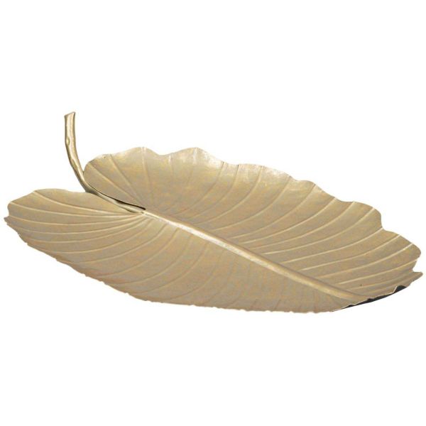 Vide-poche en métal feuille Glam - 5