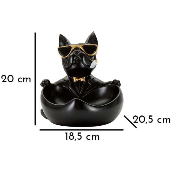 Vide-poche en polyrésine Dog ball 18.5 x 20.5 x 20 cm - MAU-0248