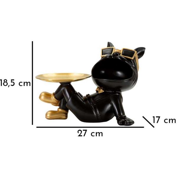Vide-poche en polyrésine Dog buddy 27 x 17 x 18.5 cm - MAU-0247