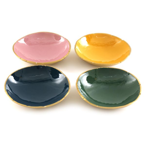 Vide-poches en métal coloré 18.5 x 6.5 cm - SIF-0484