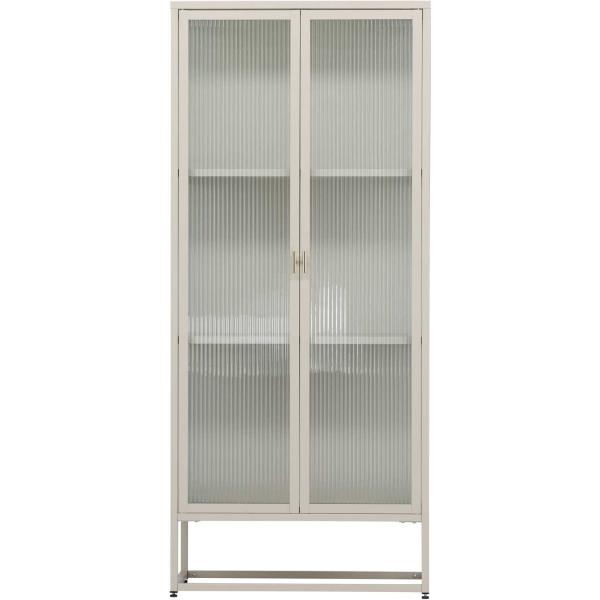Vitrine en acier 70 x 40 x 160 cm Garis - 5