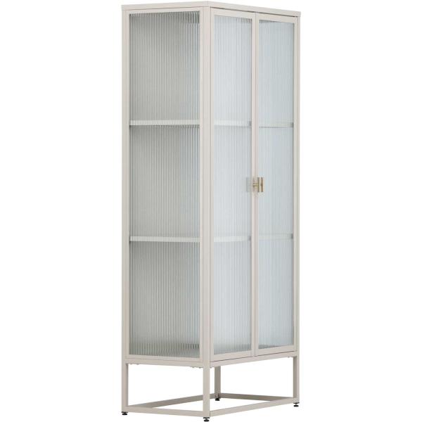 Vitrine en acier 70 x 40 x 160 cm Garis