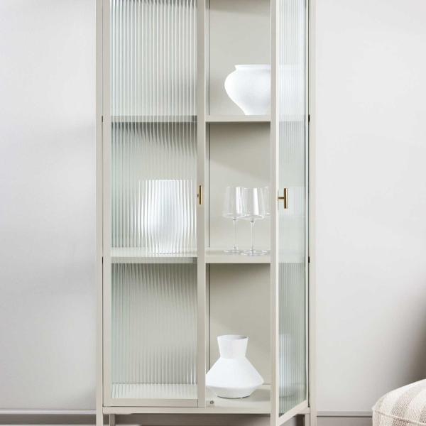Vitrine en acier 70 x 40 x 160 cm Garis - VENTURE HOME