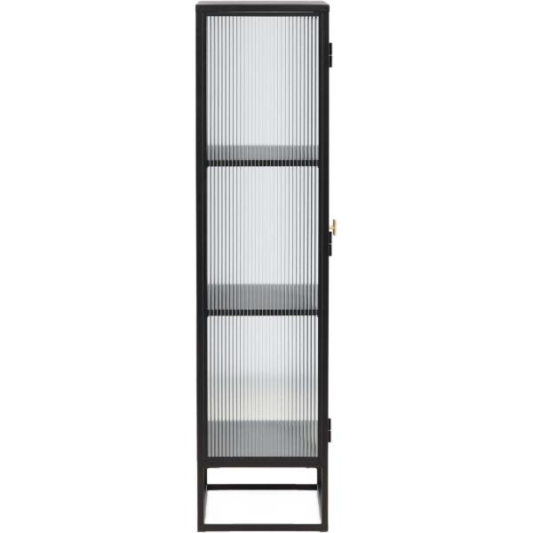 Vitrine en acier 70 x 40 x 160 cm Garis - 469
