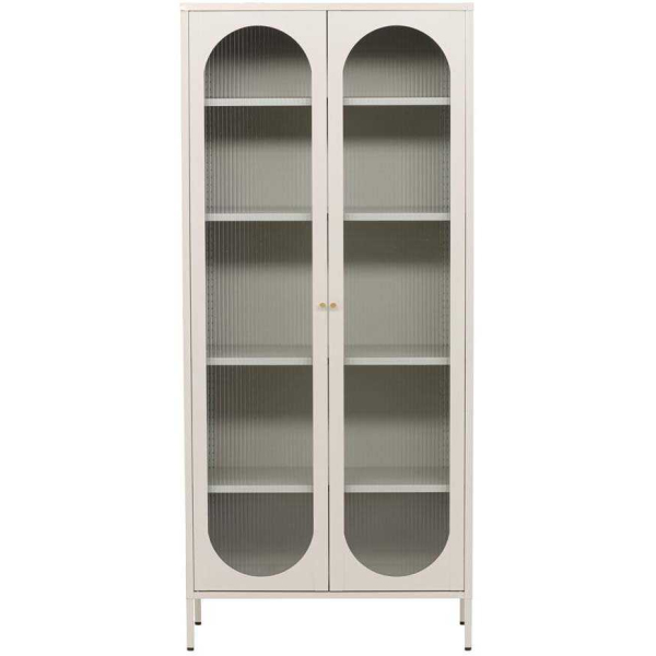 Vitrine en acier 80 x 35 x 180 cm Lima - VEN-1197