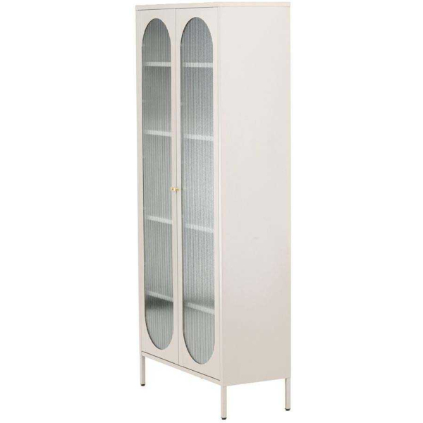Vitrine en acier 80 x 35 x 180 cm Lima - 399