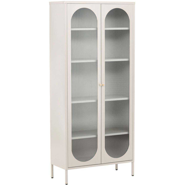 Vitrine en acier 80 x 35 x 180 cm Lima