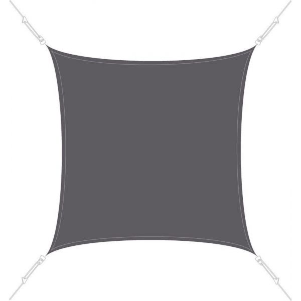 Voile d'ombrage carrée 3x3m
