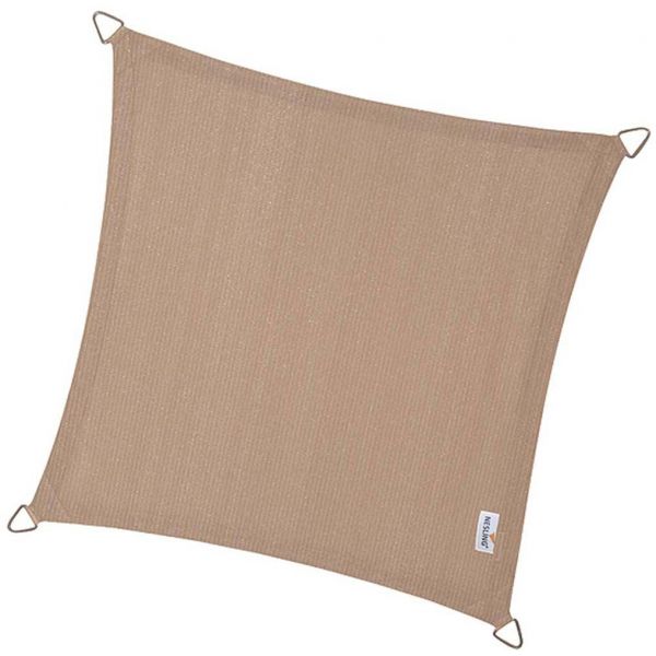 Voile d'ombrage carrée Coolfit sable