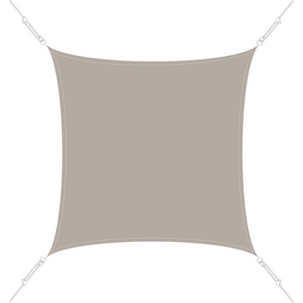 Voile d'ombrage carrée 3x3m