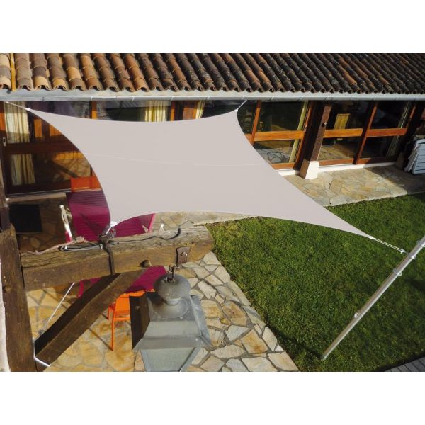 Voile d'ombrage carrée 3x3m - EASY SAIL