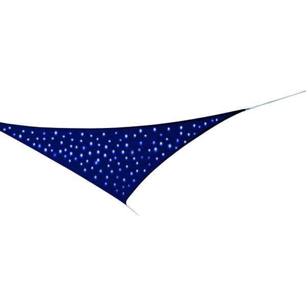Voile d'ombrage avec leds intégrées Ciel étoilé
