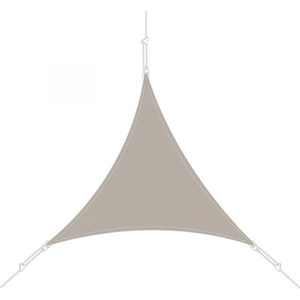 Voile d'ombrage triangle 5x5x5m