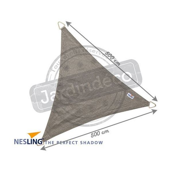 Voile d'ombrage triangulaire Coolfit anthracite - 6