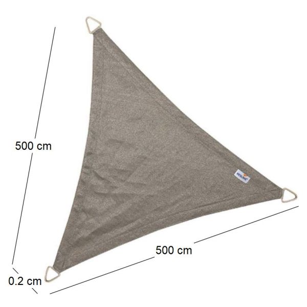 Voile d'ombrage triangulaire Coolfit anthracite - 6
