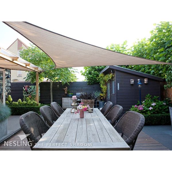 Voile d'ombrage triangulaire Coolfit sable - 140