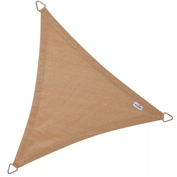 Voile d'ombrage triangulaire Coolfit sable