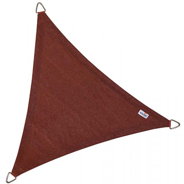 Voile d'ombrage triangulaire Coolfit terracotta