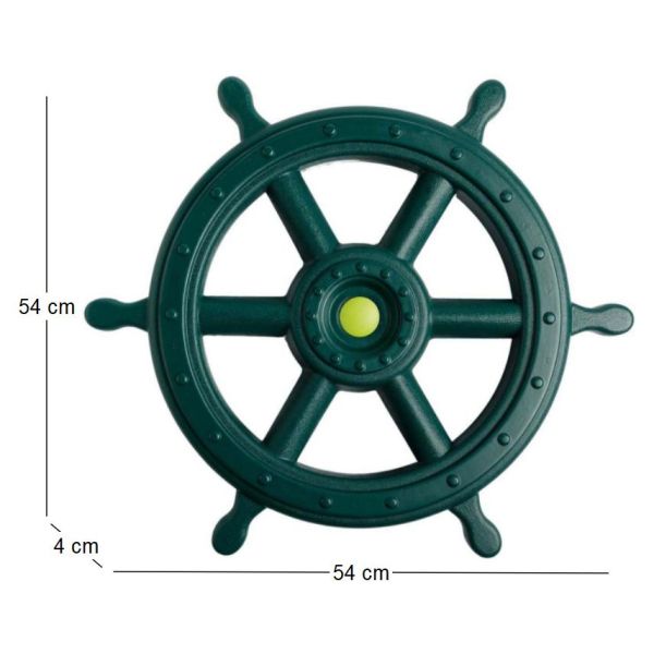 Volant en plastique bateau pirate XXL - DIC-0107