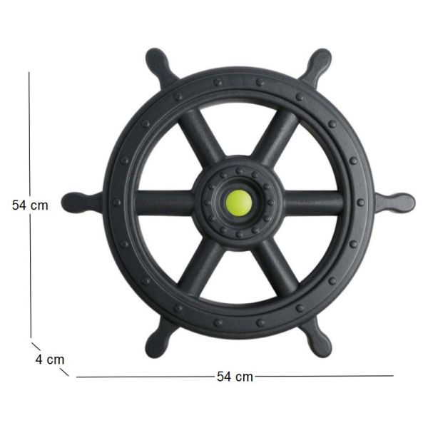 Volant en plastique bateau pirate XXL - 16,49
