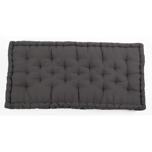 neu.haus]®] Housse de Coussin de Palette Intérieure et Extérieure PVC  Polyéthylène Gris Foncé 120 x 80 x 10 cm : : Jardin