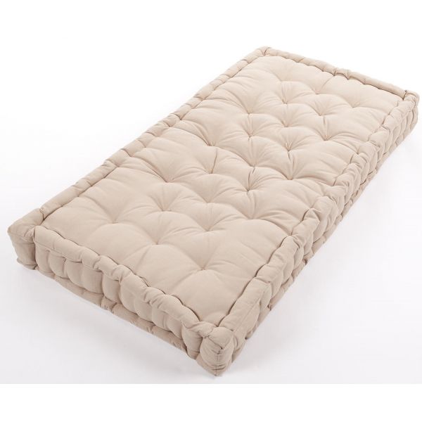 Coussin de palette en coton coloré 120 x 80 cm - 