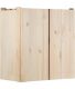 Armoire de rangement en pin massif Nova (76.5 x 40.5 x 79.5 cm)