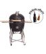 Barbecue grill Kamado en céramique haut de gamme (porte clés et gourde offerts) (XL - 56 cm)