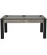 Billard convertible table 6 personnes Texas (Industriel et gris (tapis))