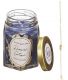 Bougie parfumée en bocal avec bijou surprise (Fleur de coton)