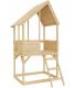 Cabane enfant sur pilotis avec bac à sable Lookout (Sans glissière)