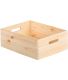 Caisse en bois de rangement (40 x 30 x 14 cm)