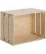 Caisse en pin massif modulable Home box (Grande)