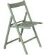 Chaise pliante en bois (Vert)