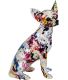 Chihuahua en résine Graffiti (Tâches de peinture)