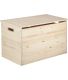 Coffre de rangement en pin brut 135 litres