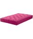 Coussin de palette en coton coloré 120 x 60 cm (Fuchsia)