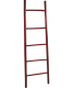 Échelle porte serviette en bambou (Rouge)