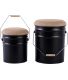 Ensemble de 2 tabourets Buckets (Noir)