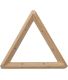 Equerre triangle en pin brut (20 cm)