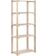 Etagère en pin massif Nova (76.5 x 38.5 x 174.5 cm)
