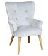 Fauteuil enfant en velours Helsinki