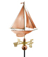 Girouette en cuivre (Voilier)