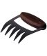 Griffe ours en inox et bois Churrasco