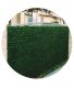 Haie artificielle 140 brins vert thuya en rouleau (1 x 3 m)