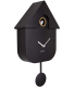 Horloge murale moderne Cuckoo (Noir)