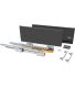 Kit tiroir anthracite meuble cuisine et salle de bain Concept (Pour tiroir de 45 x 13.5 cm)