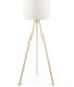 Lampadaire en MDF et PVC Floor (Chêne et blanc)